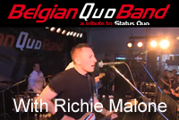 Belgian Quo band with Richie Malone Aarsele